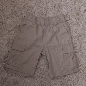 The Childrens Place Shorts Boys Size 10 Beige Pull On Cargo Elastic Adjustable